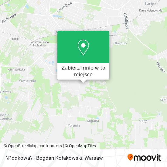 Mapa \Podkowa\ - Bogdan Kołakowski