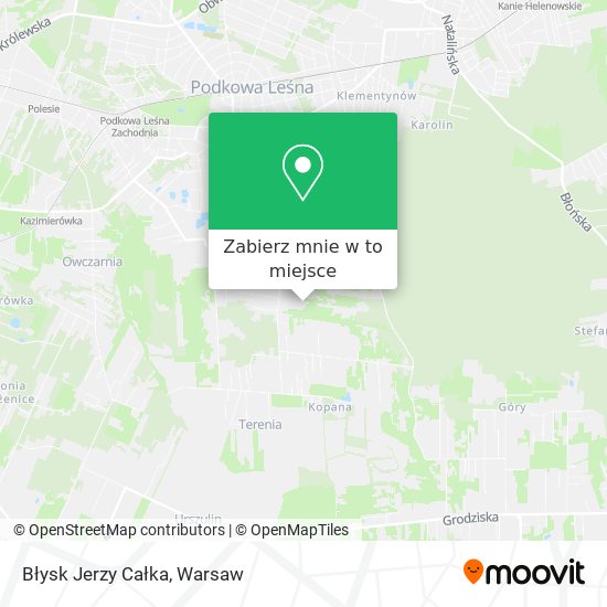 Mapa Błysk Jerzy Całka