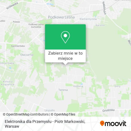 Mapa Elektronika dla Przemysłu - Piotr Markowski