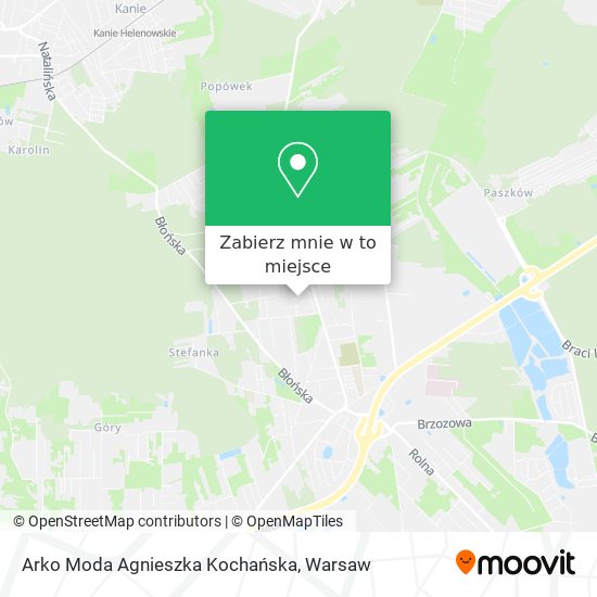 Mapa Arko Moda Agnieszka Kochańska