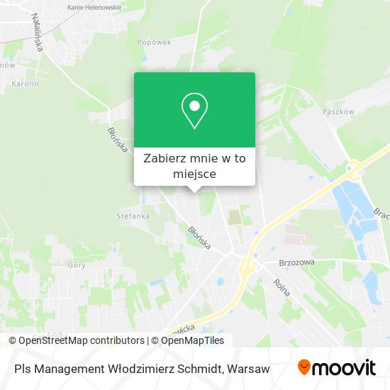 Mapa Pls Management Włodzimierz Schmidt