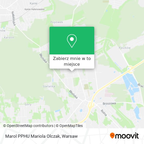 Mapa Marol PPHU Mariola Olczak