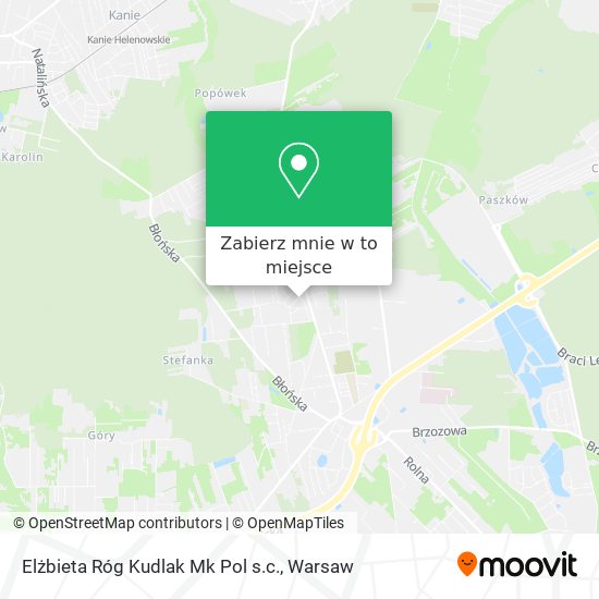 Mapa Elżbieta Róg Kudlak Mk Pol s.c.