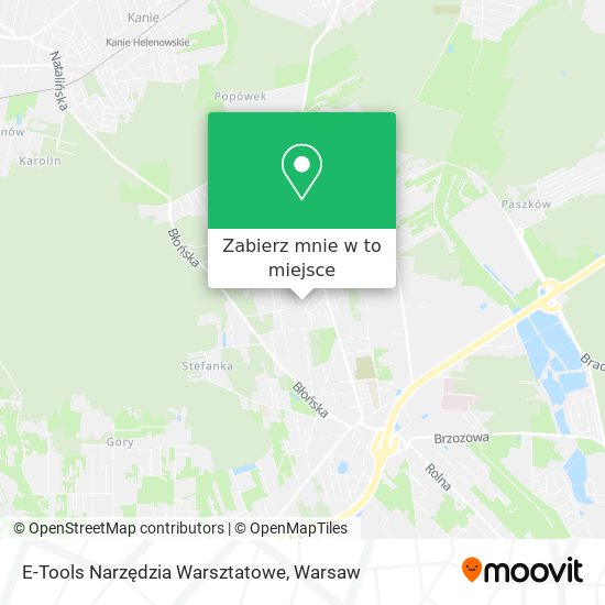 Mapa E-Tools Narzędzia Warsztatowe