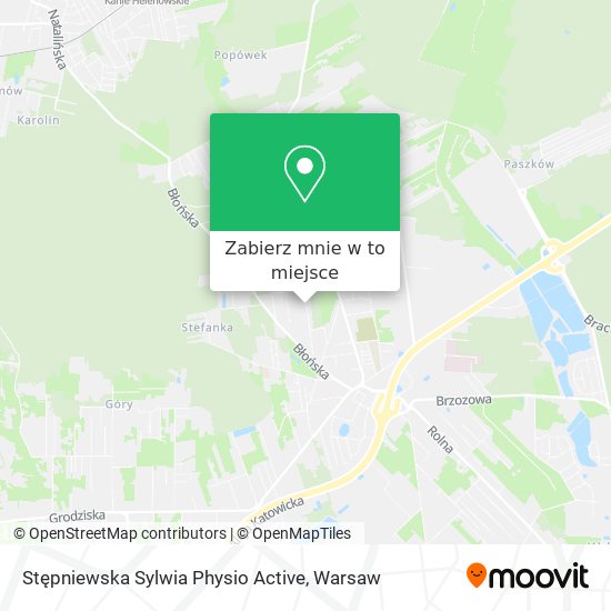 Mapa Stępniewska Sylwia Physio Active