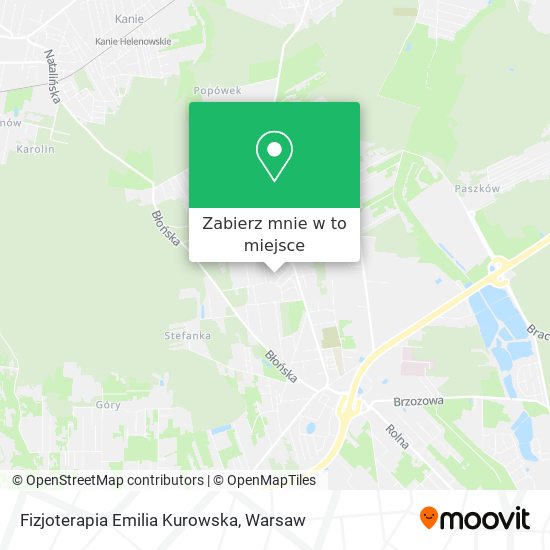 Mapa Fizjoterapia Emilia Kurowska