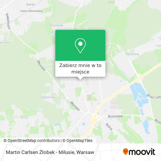 Mapa Martin Carlsen Żłobek - Milusie