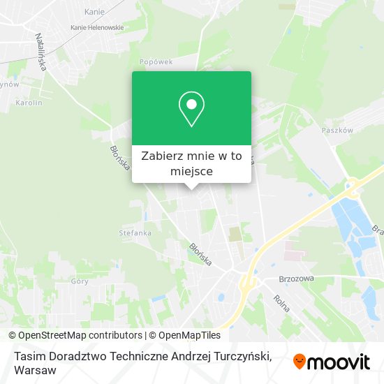 Mapa Tasim Doradztwo Techniczne Andrzej Turczyński