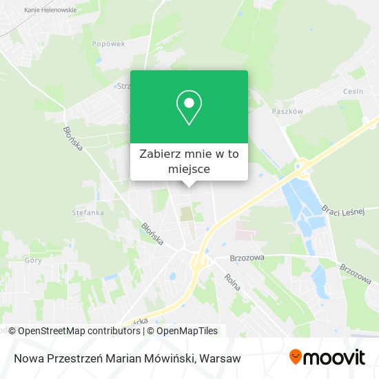 Mapa Nowa Przestrzeń Marian Mówiński