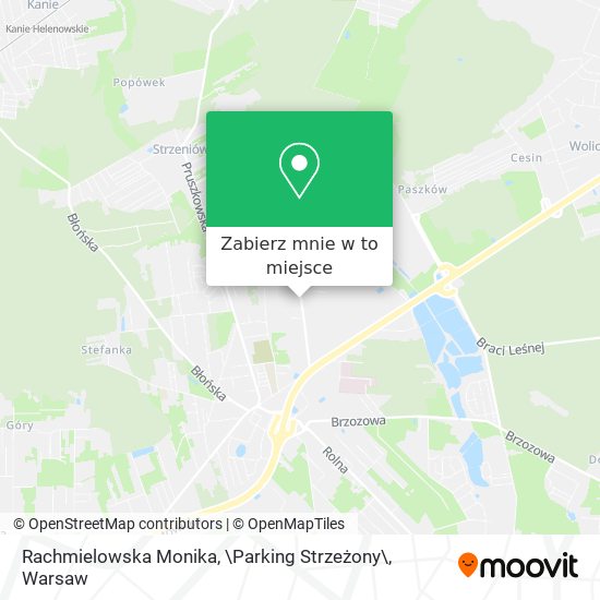 Mapa Rachmielowska Monika, \Parking Strzeżony\