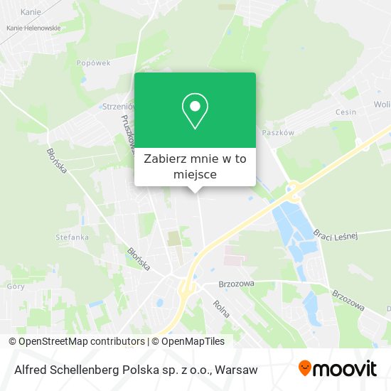 Mapa Alfred Schellenberg Polska sp. z o.o.