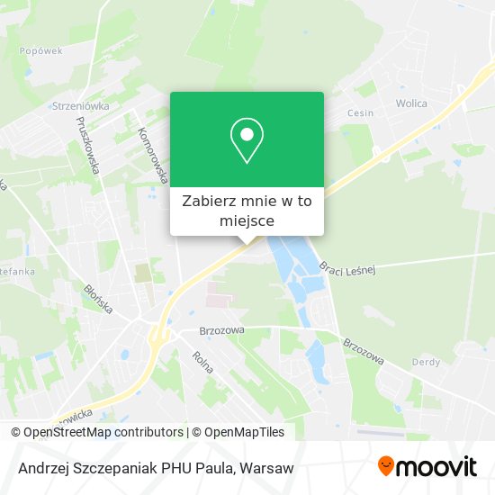 Mapa Andrzej Szczepaniak PHU Paula