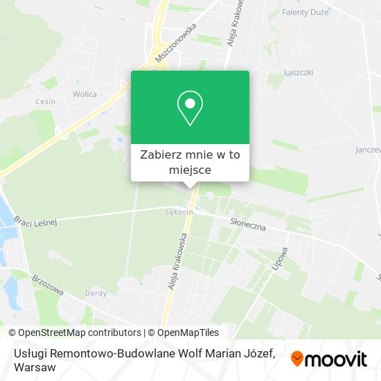 Mapa Usługi Remontowo-Budowlane Wolf Marian Józef