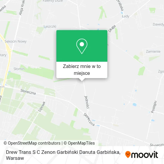 Mapa Drew Trans S C Zenon Garbiński Danuta Garbińska