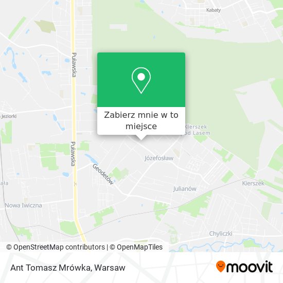 Mapa Ant Tomasz Mrówka