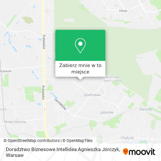 Mapa Doradztwo Biznesowe Intellidea Agnieszka Jórczyk