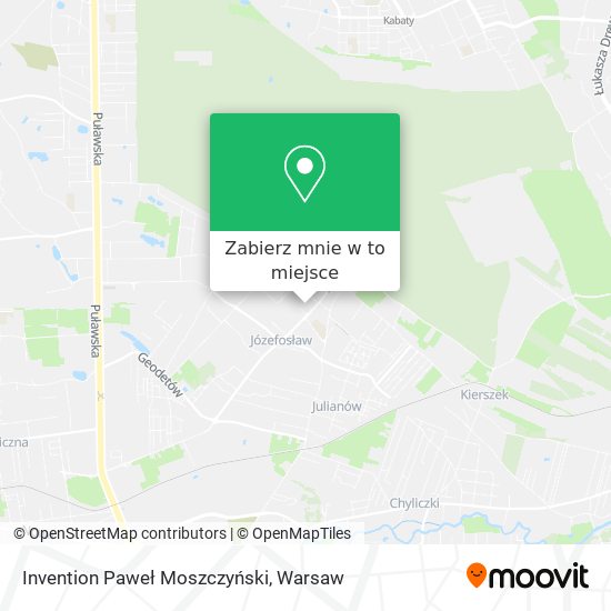 Mapa Invention Paweł Moszczyński