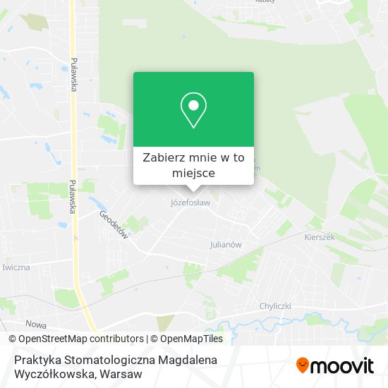 Mapa Praktyka Stomatologiczna Magdalena Wyczółkowska