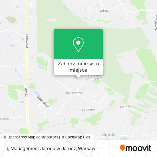 Mapa Jj Management Jarosław Jarosz