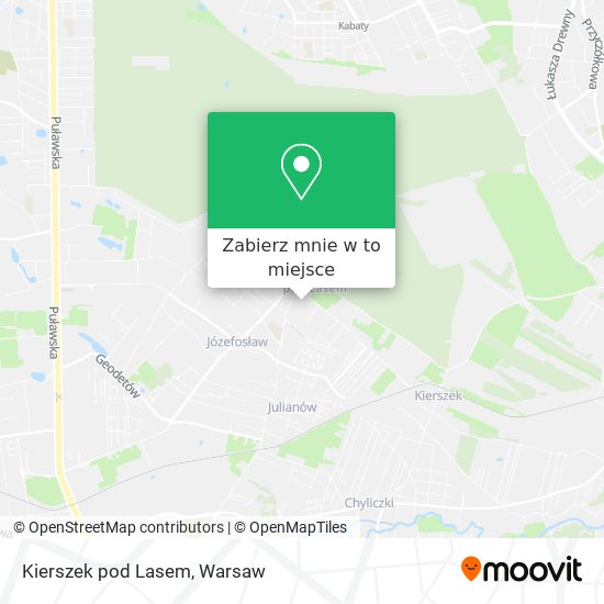 Mapa Kierszek pod Lasem