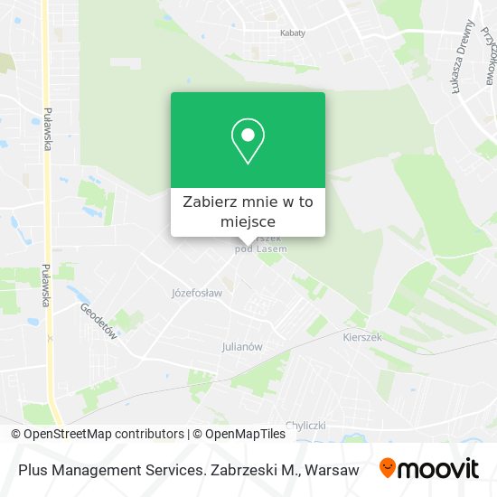 Mapa Plus Management Services. Zabrzeski M.