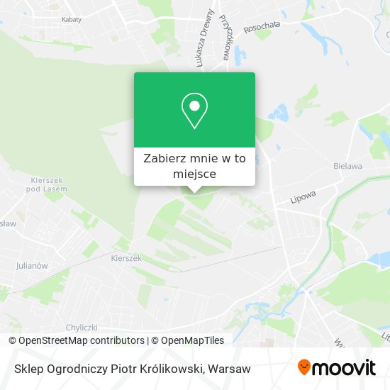 Mapa Sklep Ogrodniczy Piotr Królikowski