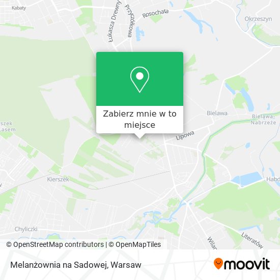 Mapa Melanżownia na Sadowej