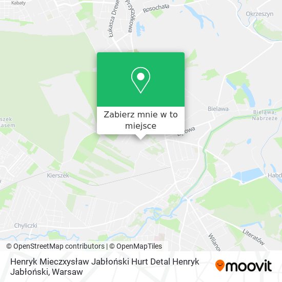 Mapa Henryk Mieczxysław Jabłoński Hurt Detal Henryk Jabłoński