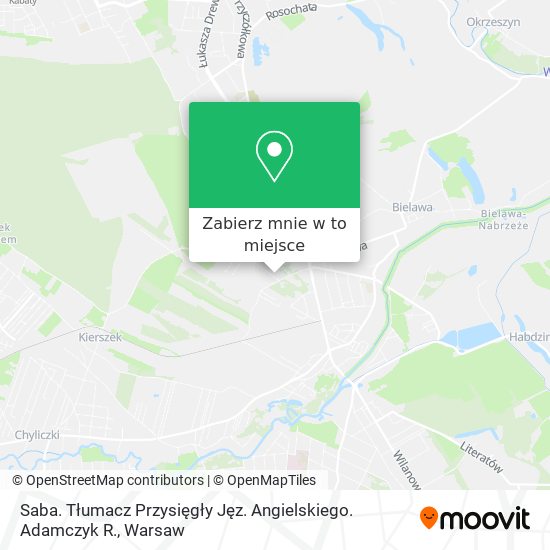 Mapa Saba. Tłumacz Przysięgły Jęz. Angielskiego. Adamczyk R.