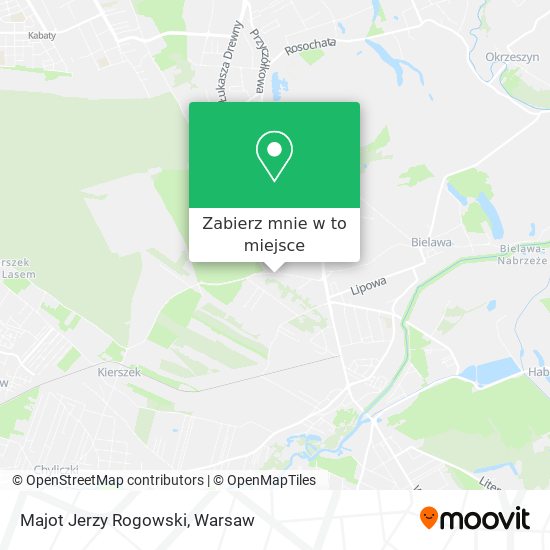 Mapa Majot Jerzy Rogowski