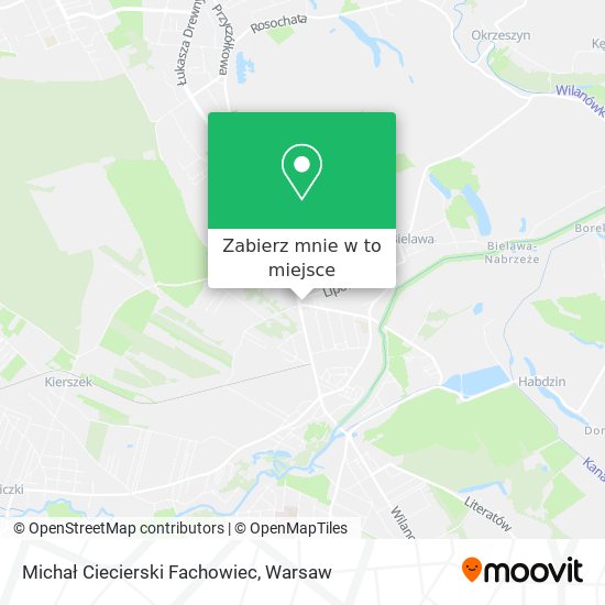 Mapa Michał Ciecierski Fachowiec