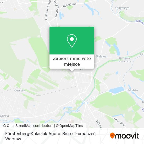 Mapa Fürstenberg-Kukielak Agata. Biuro Tłumaczeń