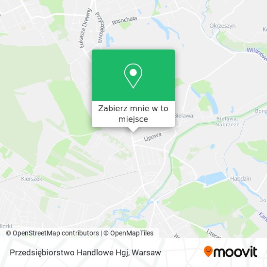 Mapa Przedsiębiorstwo Handlowe Hgj