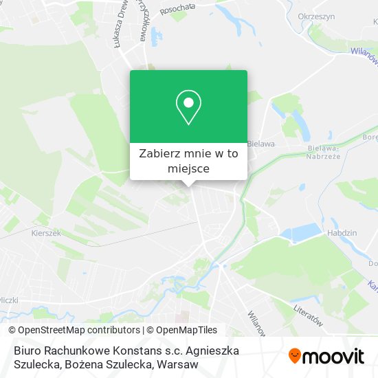 Mapa Biuro Rachunkowe Konstans s.c. Agnieszka Szulecka, Bożena Szulecka