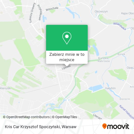 Mapa Kris Car Krzysztof Spoczyński