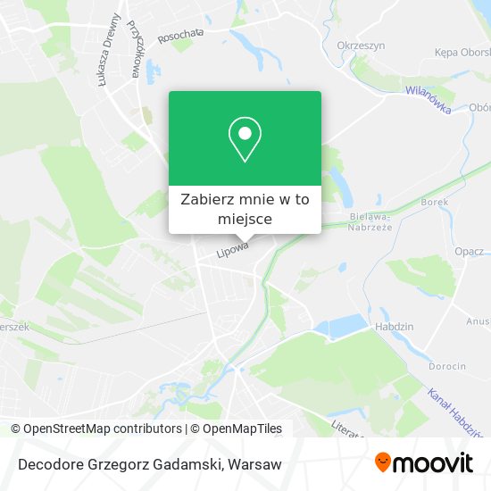 Mapa Decodore Grzegorz Gadamski