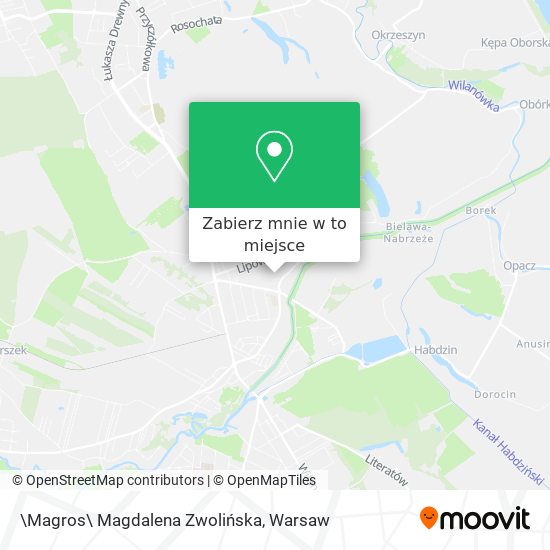 Mapa \Magros\ Magdalena Zwolińska