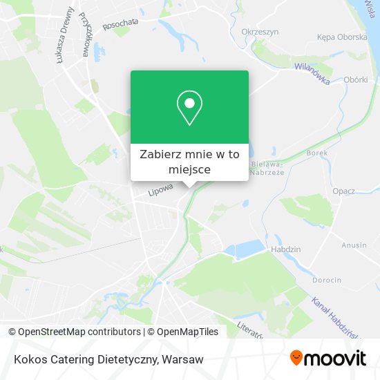 Mapa Kokos Catering Dietetyczny