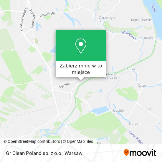Mapa Gr Clean Poland sp. z o.o.