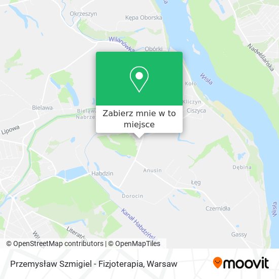 Mapa Przemysław Szmigiel - Fizjoterapia