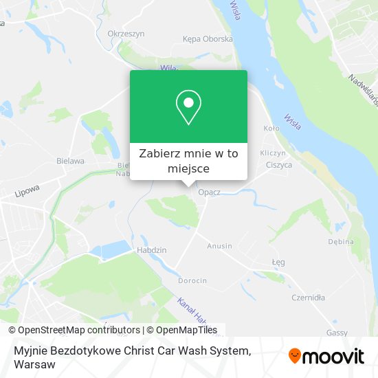 Mapa Myjnie Bezdotykowe Christ Car Wash System