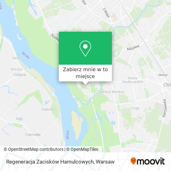 Mapa Regeneracja Zacisków Hamulcowych