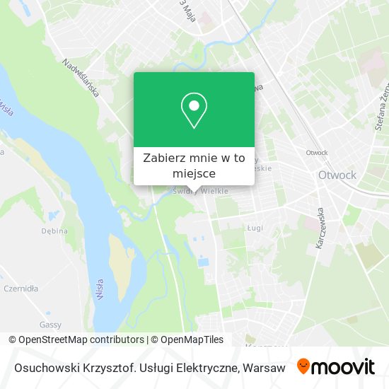 Mapa Osuchowski Krzysztof. Usługi Elektryczne