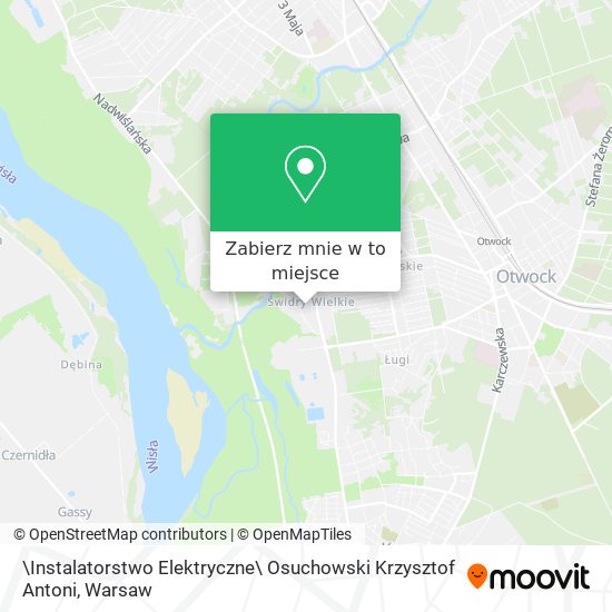 Mapa \Instalatorstwo Elektryczne\ Osuchowski Krzysztof Antoni