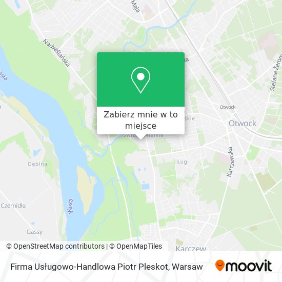 Mapa Firma Usługowo-Handlowa Piotr Pleskot