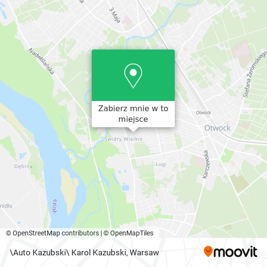 Mapa \Auto Kazubski\ Karol Kazubski