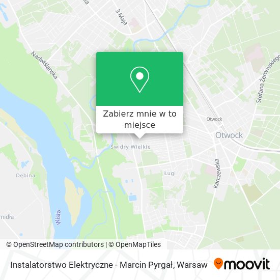 Mapa Instalatorstwo Elektryczne - Marcin Pyrgał