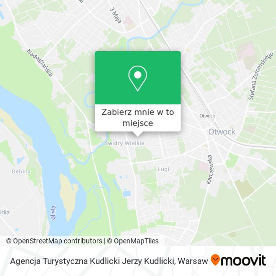 Mapa Agencja Turystyczna Kudlicki Jerzy Kudlicki