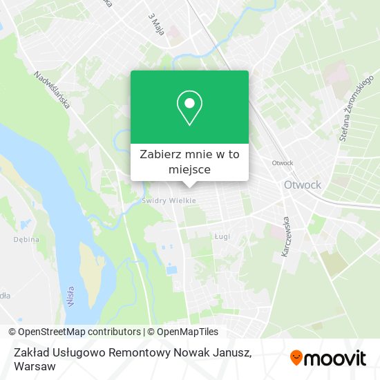 Mapa Zakład Usługowo Remontowy Nowak Janusz