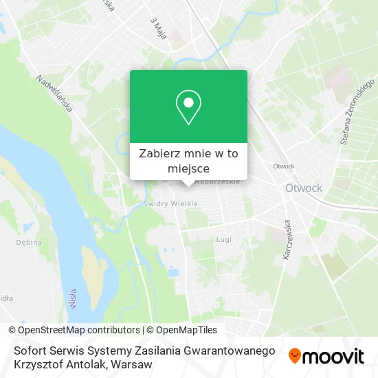 Mapa Sofort Serwis Systemy Zasilania Gwarantowanego Krzysztof Antolak
